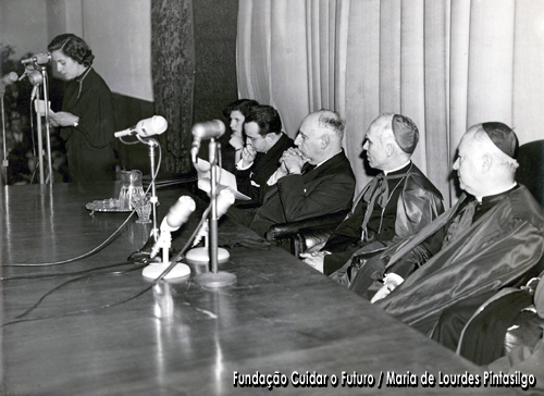 Intervenção de Maria de Lourdes Pintasilgo no [I Congresso Nacional da Juventude Universitária Católica], realizado em [1953]