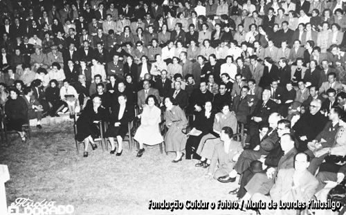 Aspecto geral da assistência do [I Congresso Nacional da Juventude Univeristária Católica (JUC)]